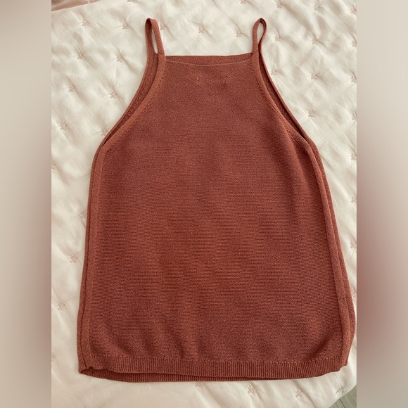 Prologue Knitted Square Neck Strappy Sleeveless Tank Sz. X-Small - Picture 2 of 5